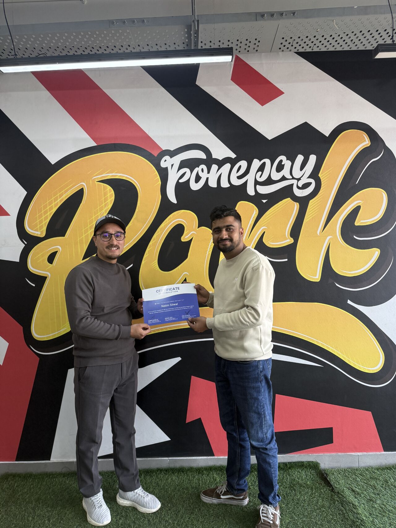 Fonepay learner after completing Kubernetes training