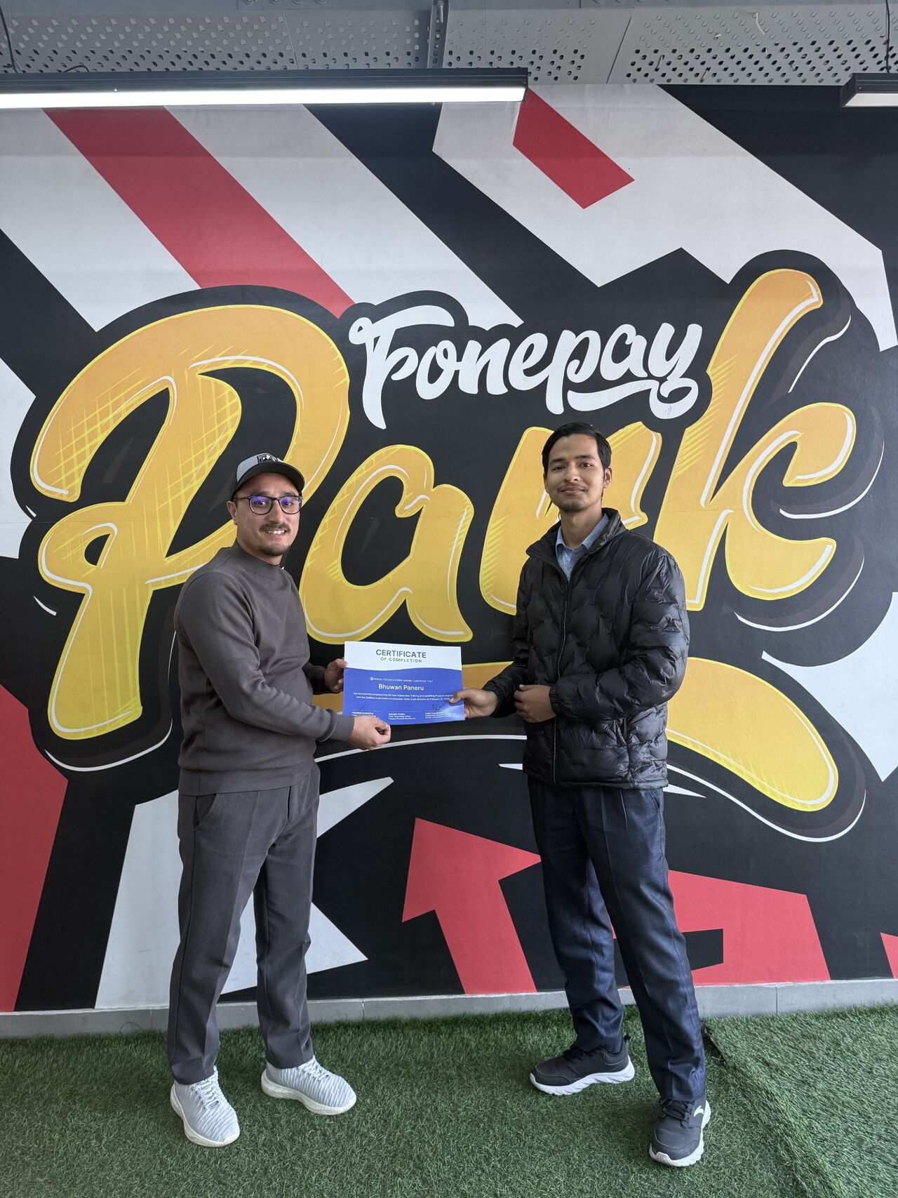 Fonepay learner celebrating training completion